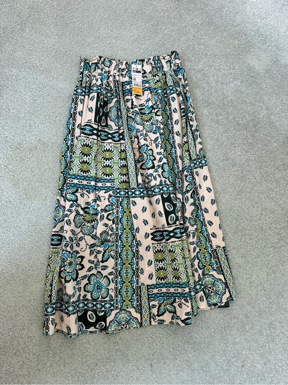 Benetton Bandana Stamped Skirt